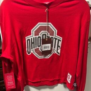 NWT Ohio State Red Long Sleeve Shirt